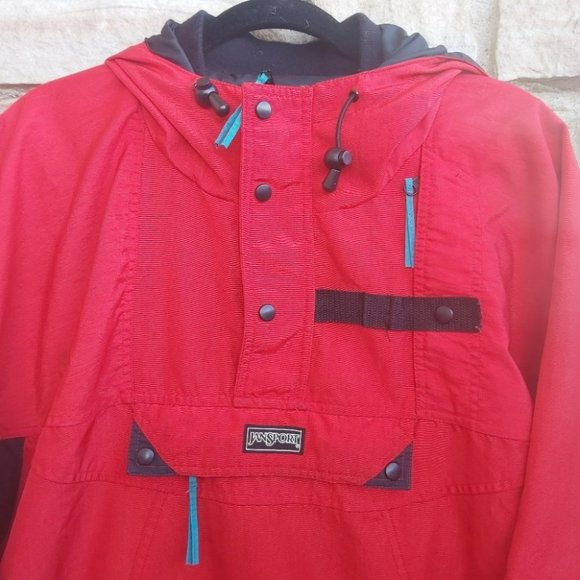 Rare Vintage 90's Jansport Pullover Windbreaker Jacket - Picture 3 of 16